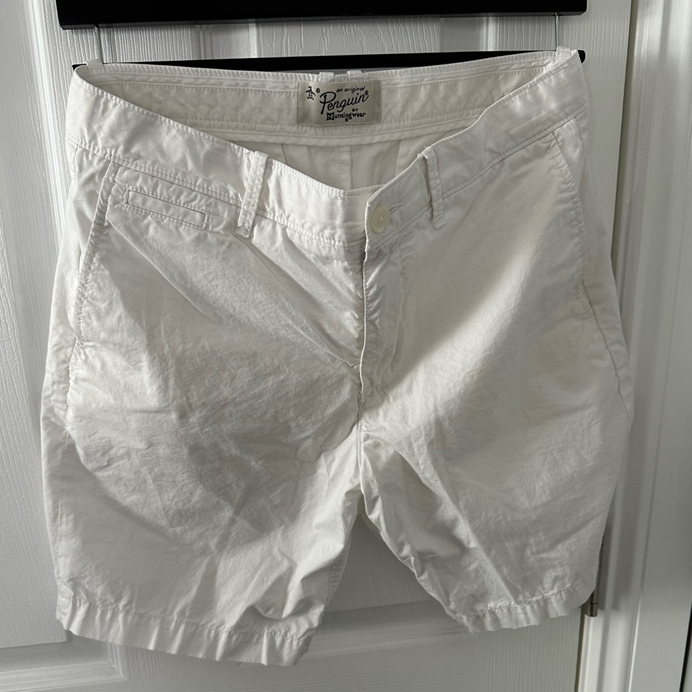 White Penguin Shorts